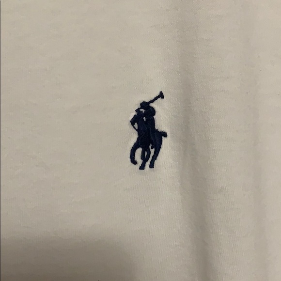 White long sleeve crew neck men’s - Picture 2 of 4